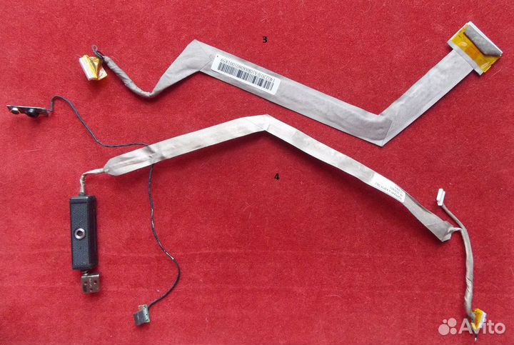 Петли, шлейфы, опорные планки матриц ноутбуков