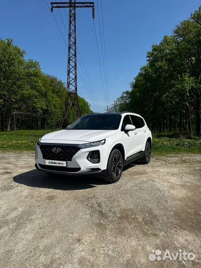 Hyundai Santa Fe 2.0 AT, 2018, 79 000 км