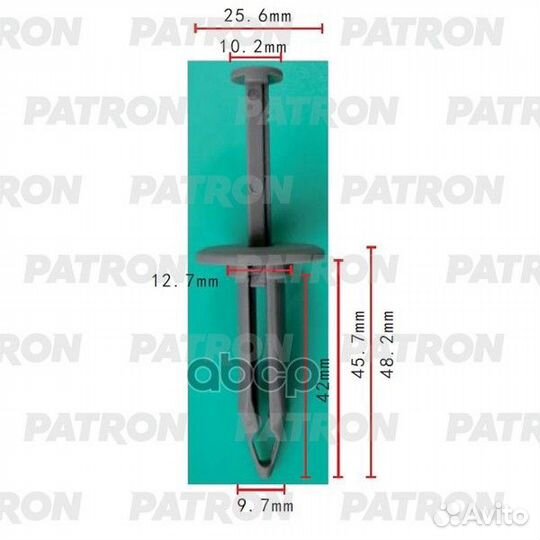 Клипса пластмассовая GM Применяемость: Держател