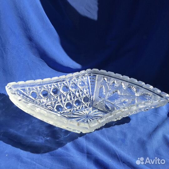 Ваза для конфет орехов Хрусталь