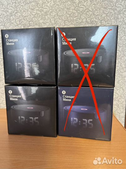 Яндекс станция мини с часами новая
