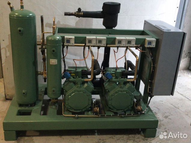 Холодильный агрегат на 2-х Битцер (bitzer) 4eс-6.2