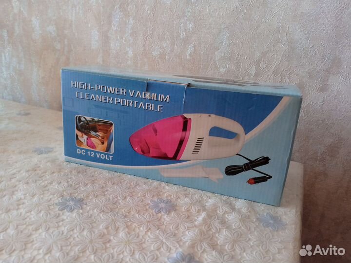 Автомобильный пылесос новый