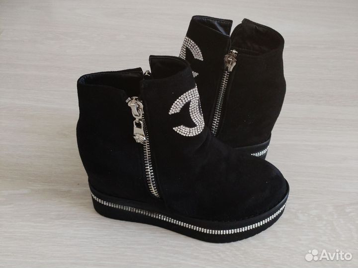 Ботильоны зимние женские новые