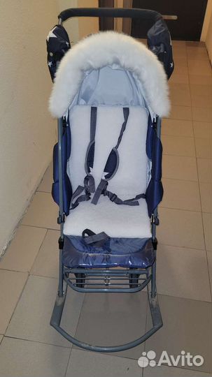 Санки коляска ника 7 8