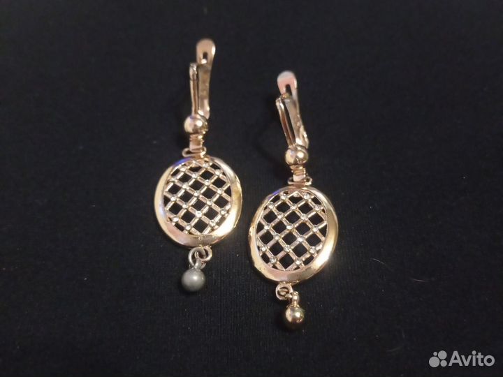 Серьги из медицинского сплава