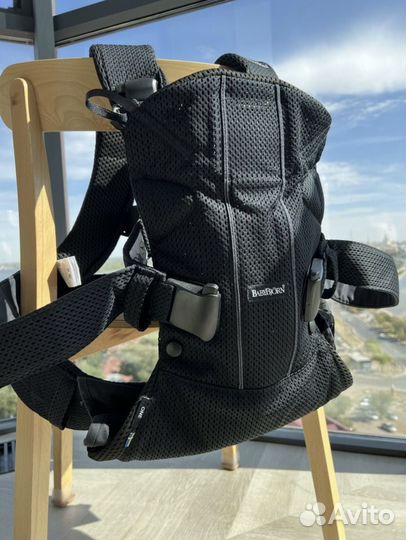 Эргорюкзак babybjorn one air mesh черный