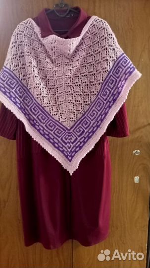 Шаль ручная работа