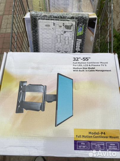 Кронштейн наклонно поворотный усиленный