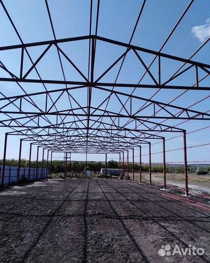 Строительство ангаров, гаражей, навесов