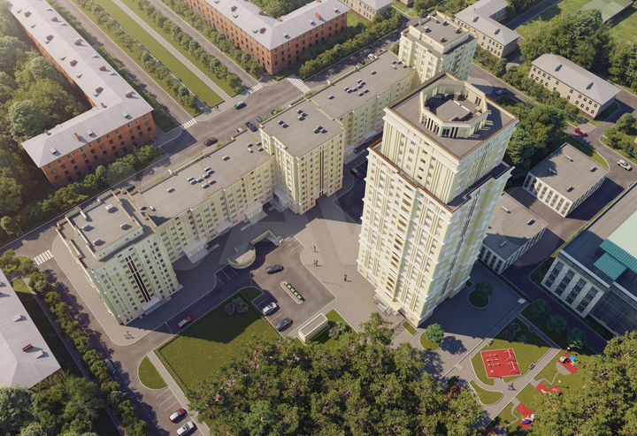 2-к. квартира, 64 м², 4/10 эт.