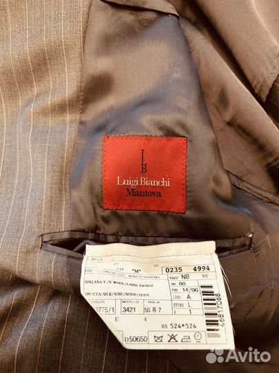 Мужской костюм 56 Luigi Bianchi Mantova