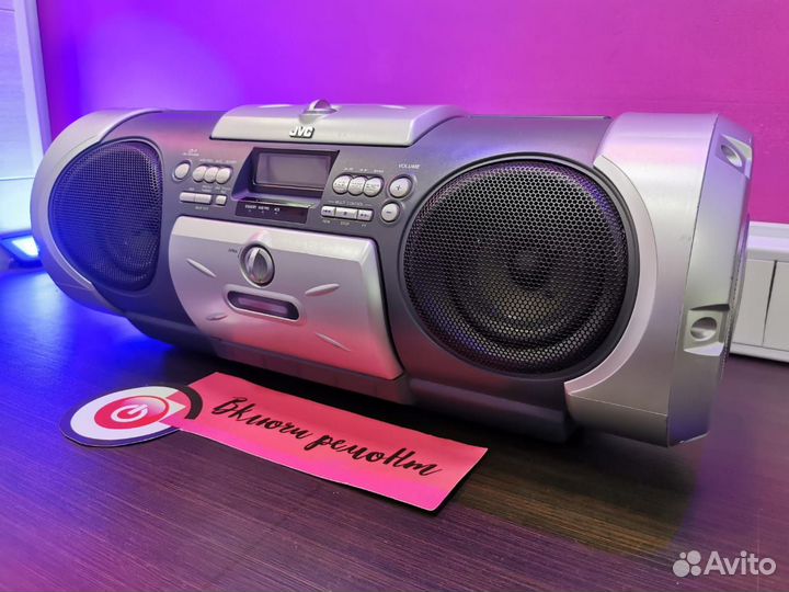 Стильный Винтаж: Boombox JVC RV-B55 GY