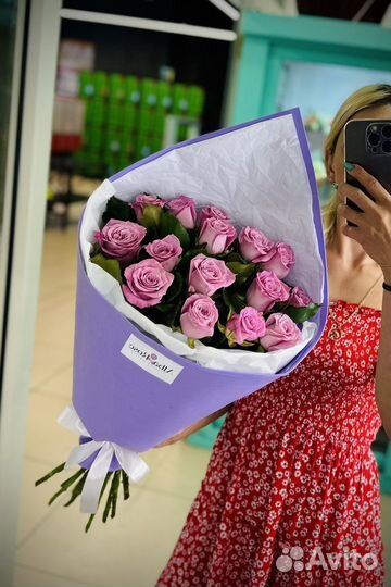 15 роз букет