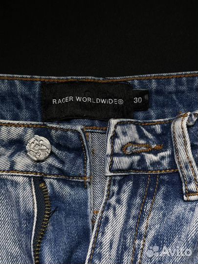 Racer Worldwide Washed Ice Patch Jeans