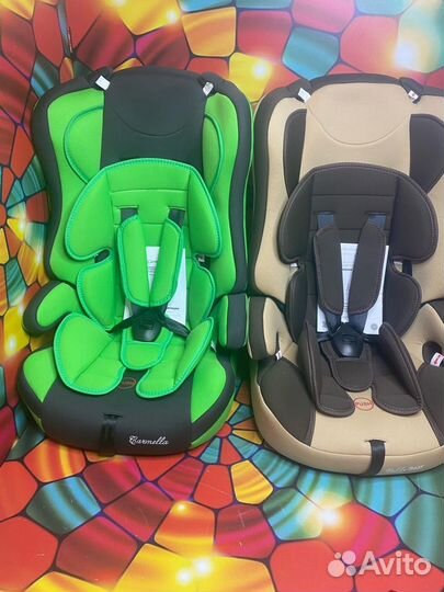 Детское автокресло новое от 9 мес - 12 лет