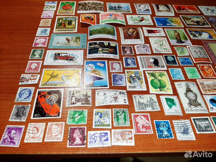 Набор марок DeAgostini Почтовые марки мира 102 шт