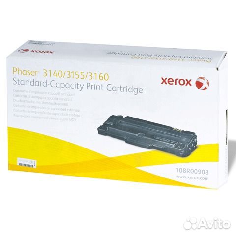 Картридж 108R00908 для Xerox Phaser 3140/3155/3160