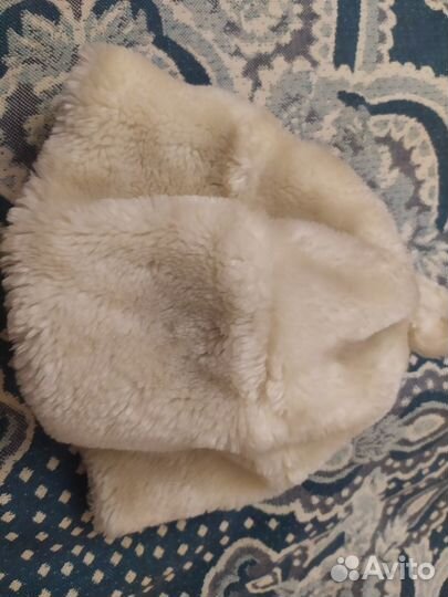 Шапка зимняя теплая детская для девочен