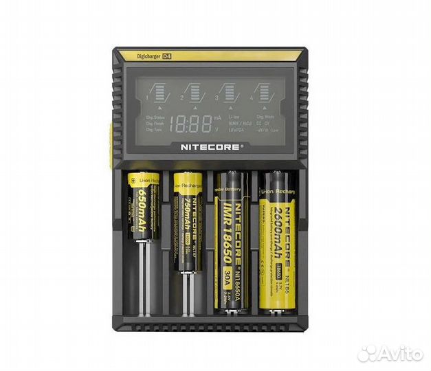 Зарядное устройство nitecore D4 18650/16340 на 4