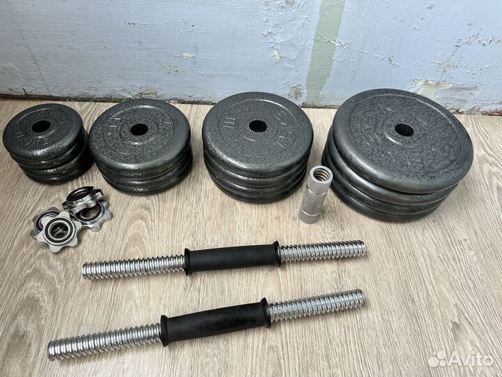 Гантели трансформер в штангу