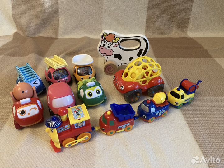 Развивающие игрушки машинки