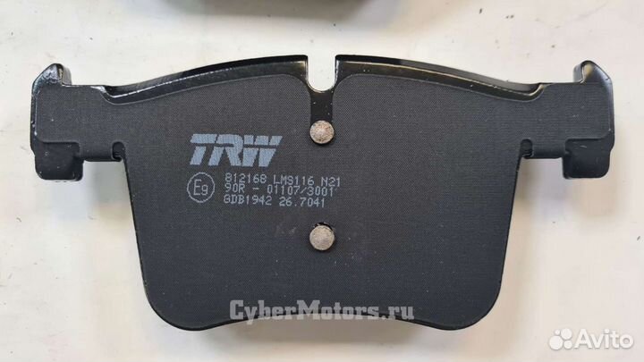 Колодки тормозные BMW 1 F20/3 F30/X3 F25