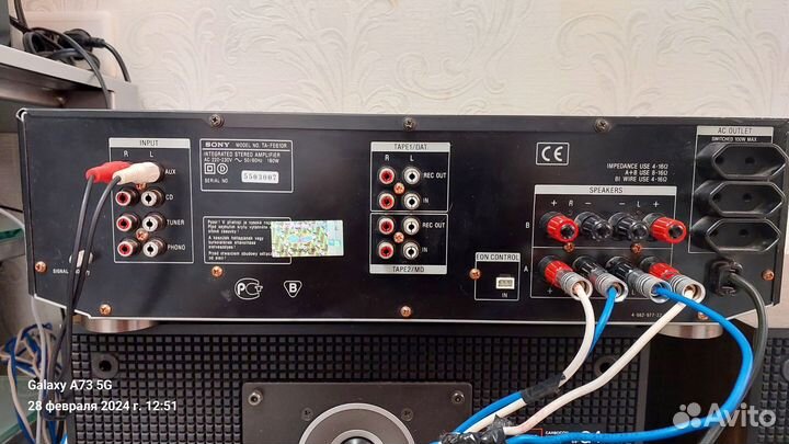 Усилитель sony TA-FE610R 220в