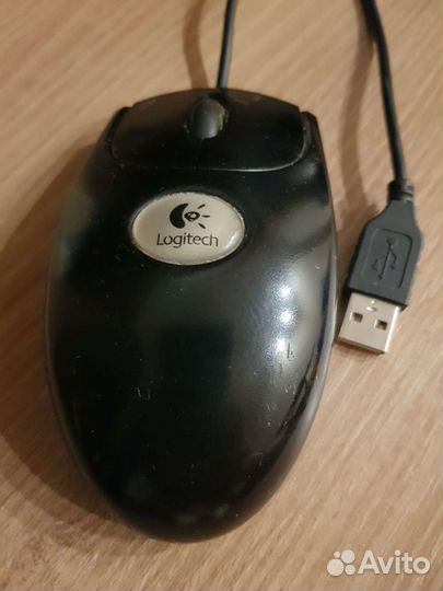 Мышь проводная Logitech