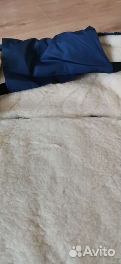 Меховой конверт в коляску овчина