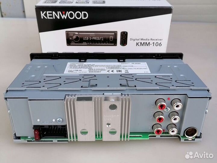 Магнитола Kenwood KMM-106 1din