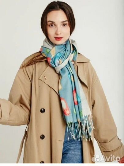 Палантин авокадо