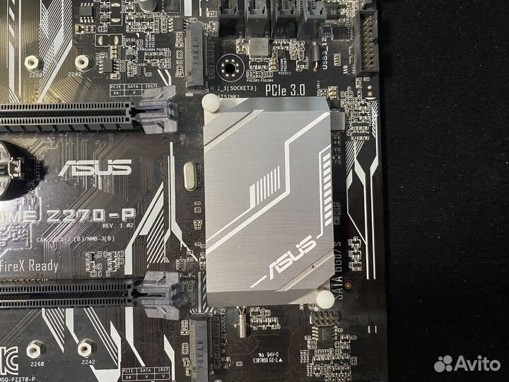 Плата asus Z270-P и Core i3-8100