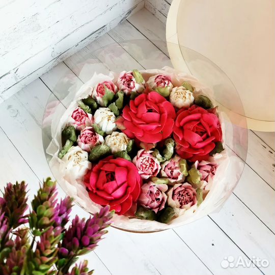 Коробочка из зефира, сладкий подарок ко Дню Матери