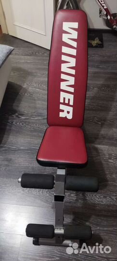 Скамья для пресса и занятия с гантелями-штангой