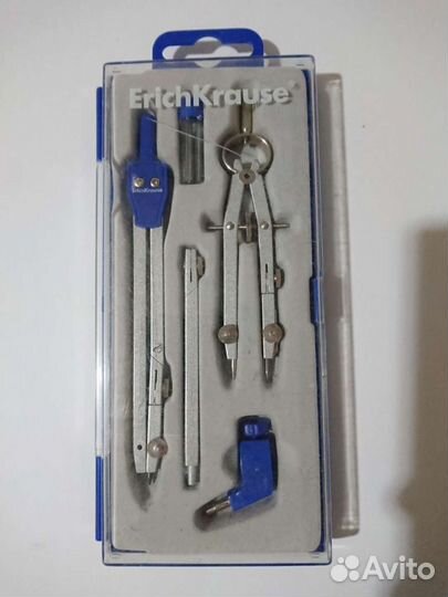 Готовальня Erich Krause Германия 5 предметов