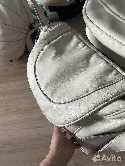 Коляска 3 в 1 indigo эко кожа