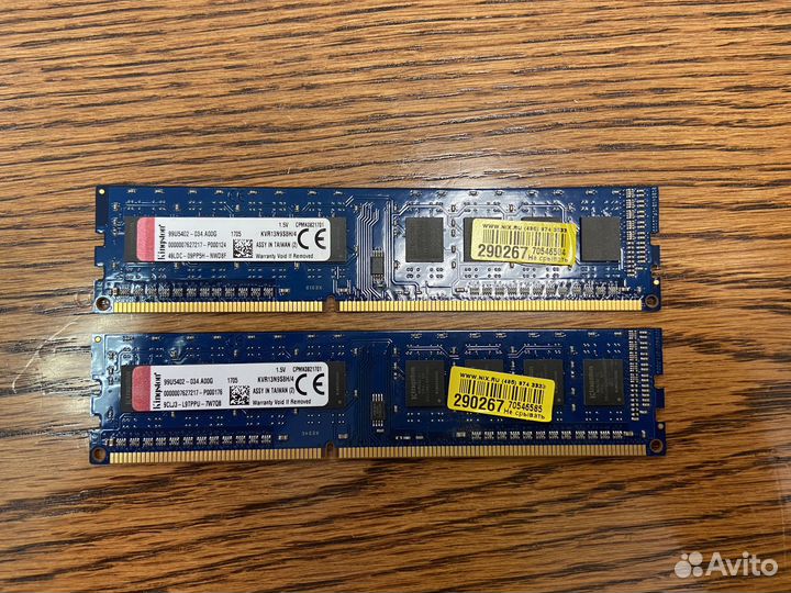 Оперативная память kingston ddr3 8гб