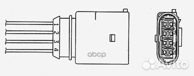 Кислородный датчик NGK №1617 OZA659-EE33 06A90