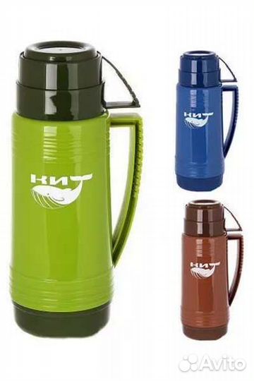 Термос мими со стеклянной колбой 1литр