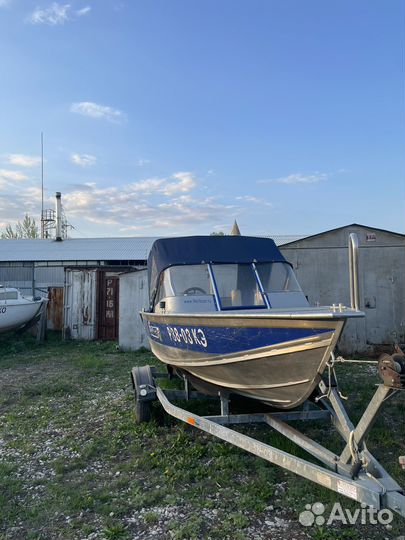 Лодка wellboat 51 с мотором Suzuki 90 и прицепом