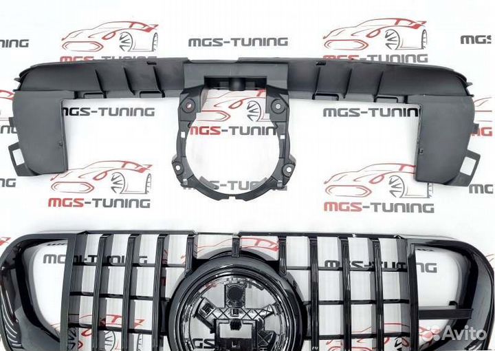 Решетка Mercedes GLS X167 GT Black(черная) Brabus