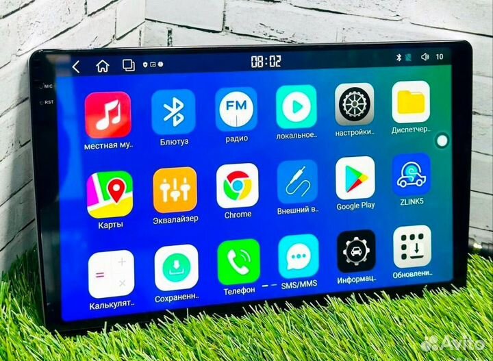 Мощная android магнитола 10core 4+64 шустрая
