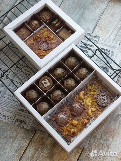 Шоколадные наборы к 23 февраля