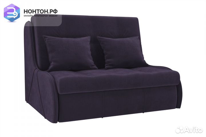 Диван аккордеон Риттэр велюр фиолетовый
