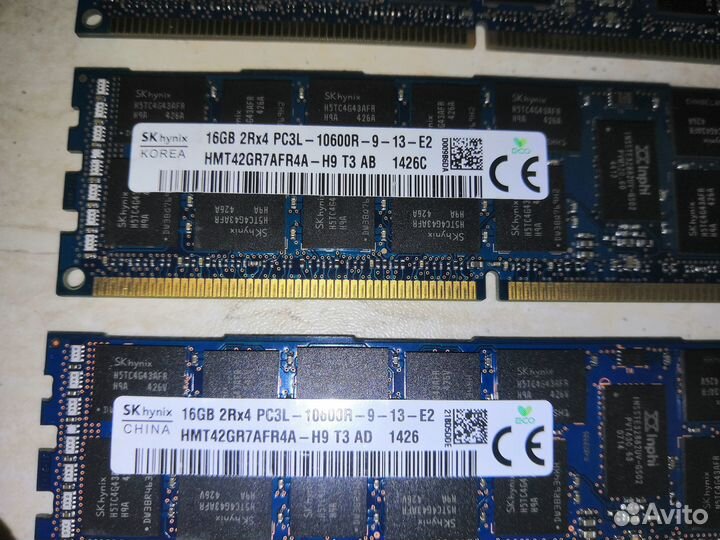 Серверная память Hynix DDR3 16Gb PC3L-10600R