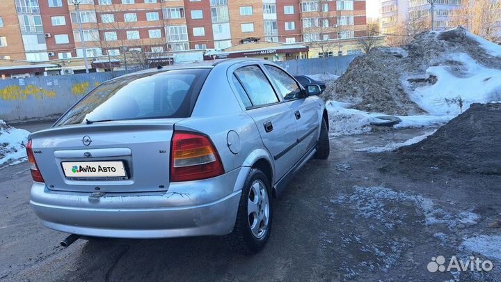 Opel Astra 1.6 МТ, 1999, 376 000 км