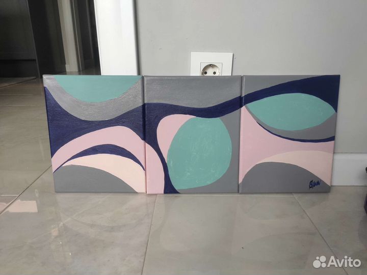Картина абстракция акрил