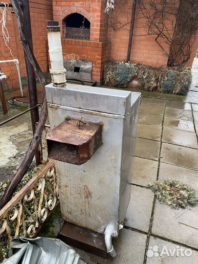 Котел на твердом топливе бу