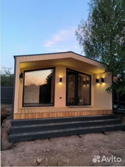 Каркасный дачный дом с доставкой 75 м кв, арт. дл-6435